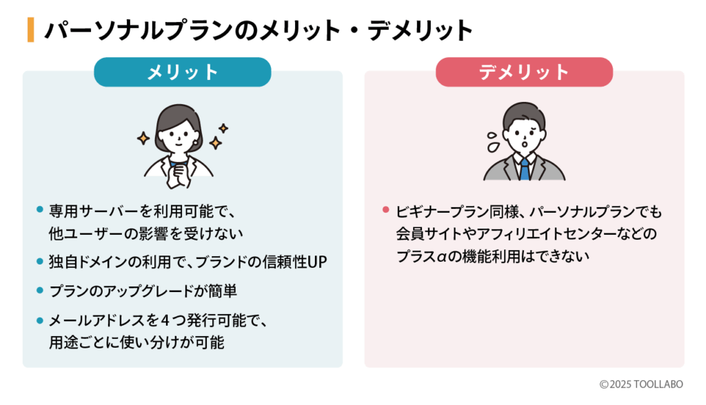 MyASP　パーソナルプラン　メリット　デメリット